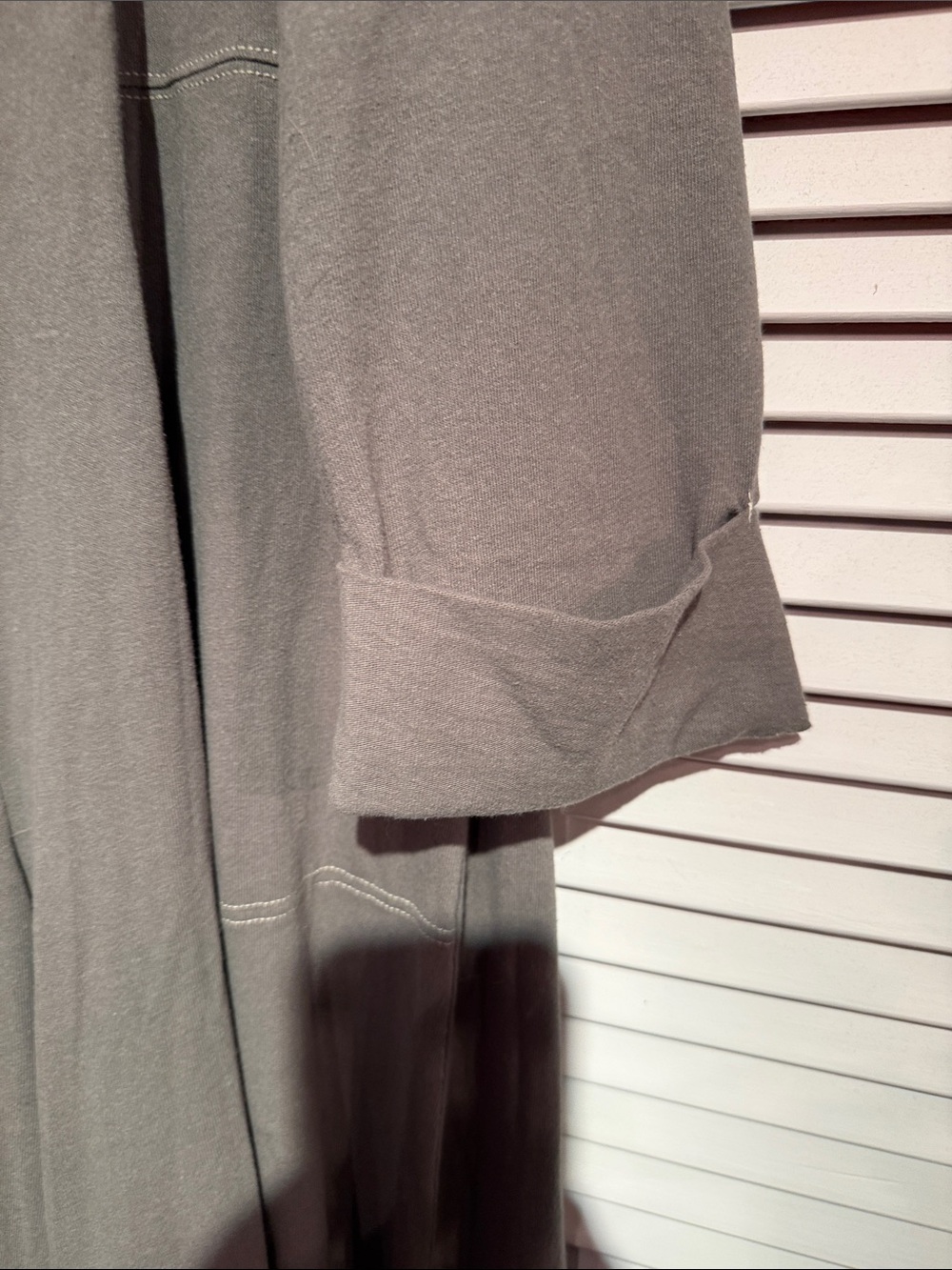 Free People Olive Long-Sleeve Wide-Leg Jumpsuit - Picture 2 of 7